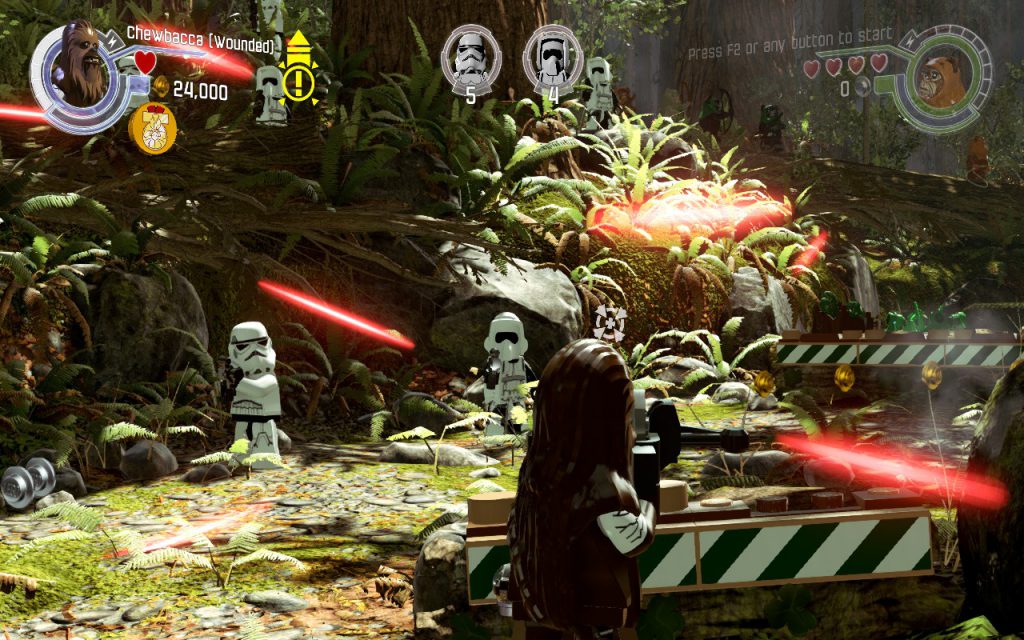 Chewbacca poppar fram och skjuter Stormtroopers à la Gears of War.